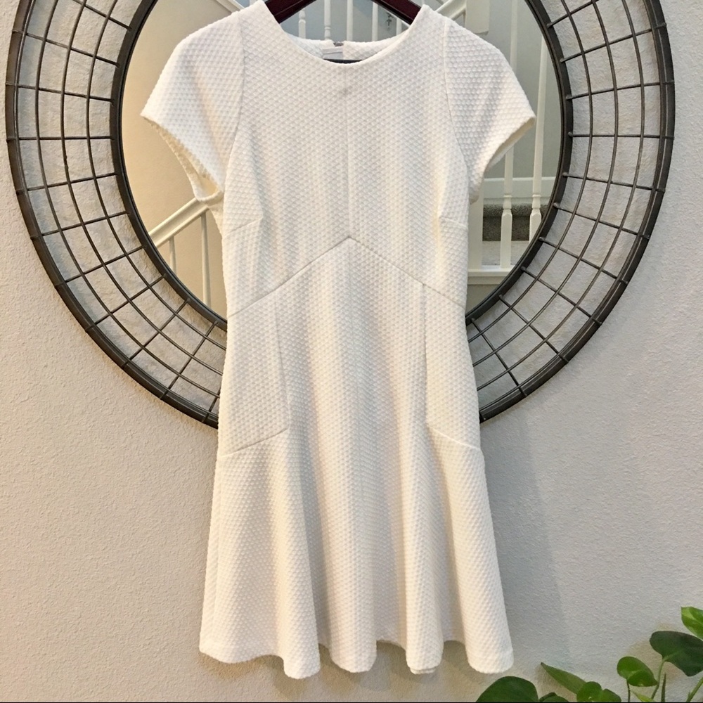 Banana Republic fit & Flare textured dress size 6